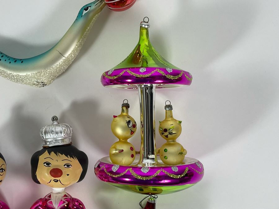 JUST ADDED - Collection Of Hand Blown Glass Christmas Ornaments [Photo 4]