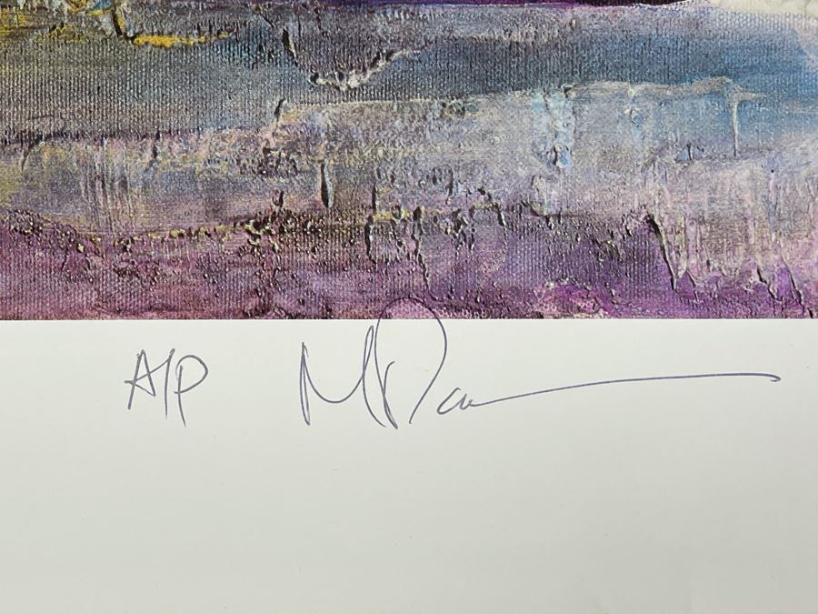 JUST ADDED - Hand Signed Mike Ross Dragster 'Basic Vocabulary' A/P Print 19 X 15 [Photo 3]