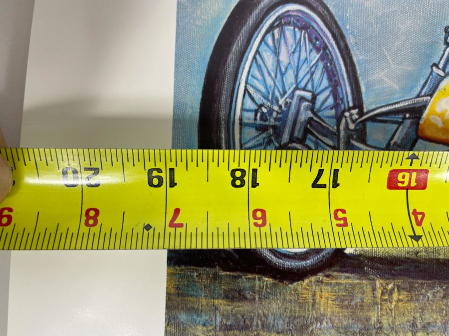 JUST ADDED - Hand Signed Mike Ross Dragster 'Basic Vocabulary' A/P Print 19 X 15 [Photo 6]