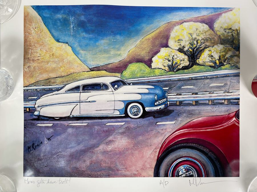 JUST ADDED - Hand Signed Mike Ross Auto A/P Print 19 X 15 [Photo 2]