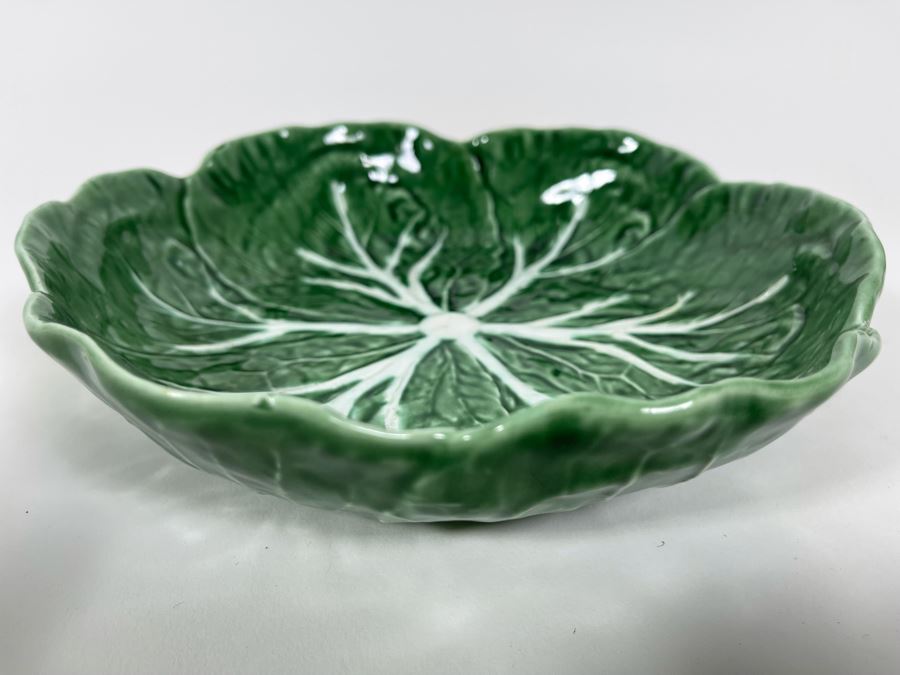 JUST ADDED - Set Of Four Bordallo Pinheiro C. Rainha Portuguese Mid-Century Modern Era Cabbage Bowls 8R [Photo 9]