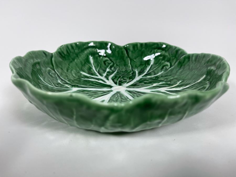 JUST ADDED - Set Of Four Bordallo Pinheiro C. Rainha Portuguese Mid-Century Modern Era Cabbage Bowls 8R [Photo 8]