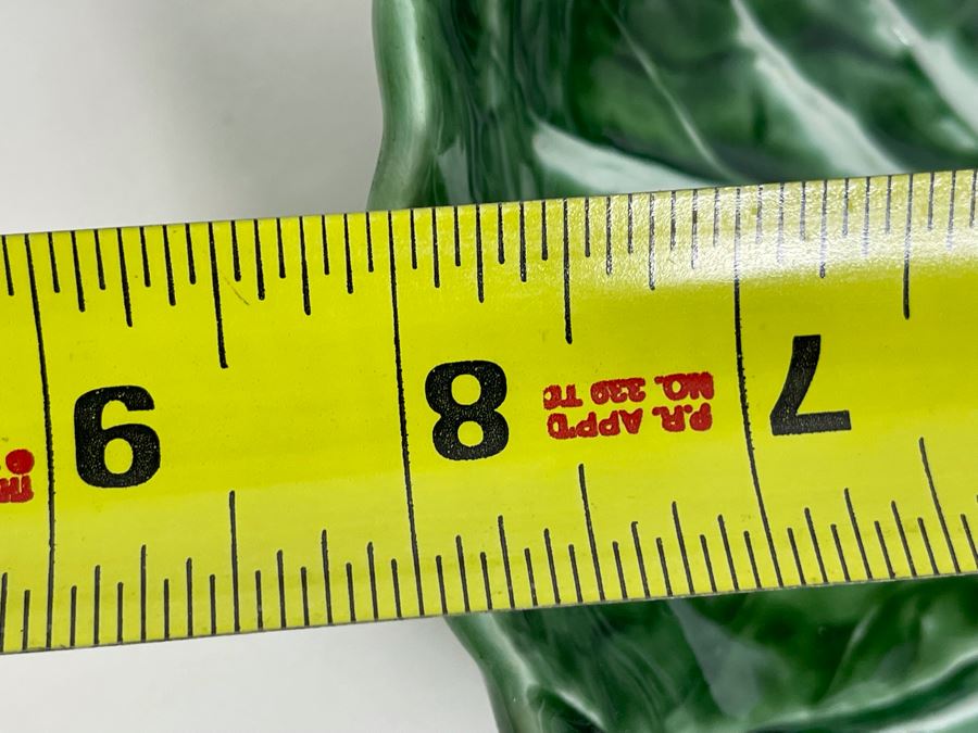 JUST ADDED - Set Of Four Bordallo Pinheiro C. Rainha Portuguese Mid-Century Modern Era Cabbage Bowls 8R [Photo 7]