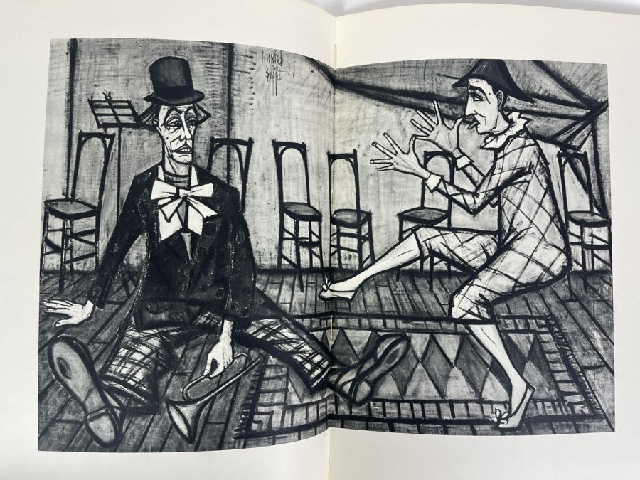 JUST ADDED - Vintage Fench Artist Book Le Cirque Par Bernard Buffet Art et Style [Photo 13]
