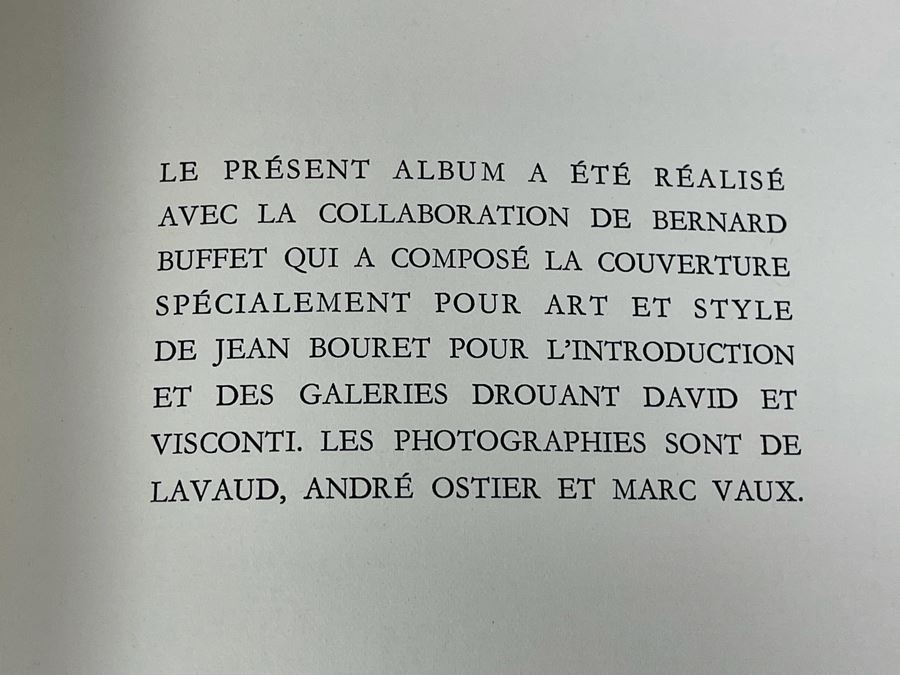 JUST ADDED - Vintage Fench Artist Book Le Cirque Par Bernard Buffet Art et Style [Photo 19]