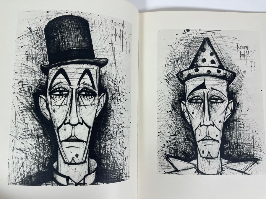 JUST ADDED - Vintage Fench Artist Book Le Cirque Par Bernard Buffet Art et Style [Photo 7]
