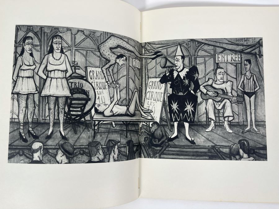 JUST ADDED - Vintage Fench Artist Book Le Cirque Par Bernard Buffet Art et Style [Photo 8]