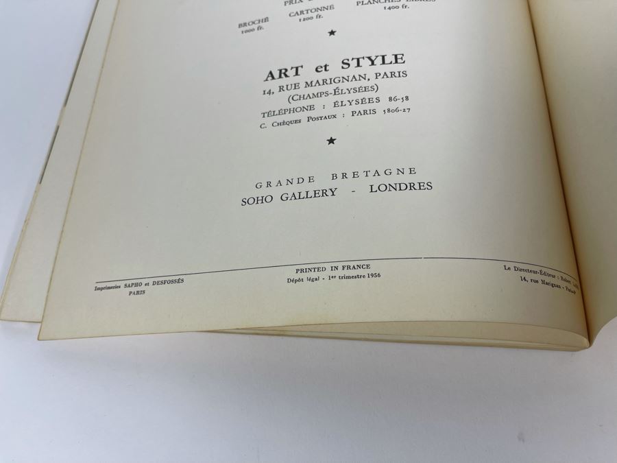 JUST ADDED - Vintage Fench Artist Book Le Cirque Par Bernard Buffet Art et Style [Photo 23]