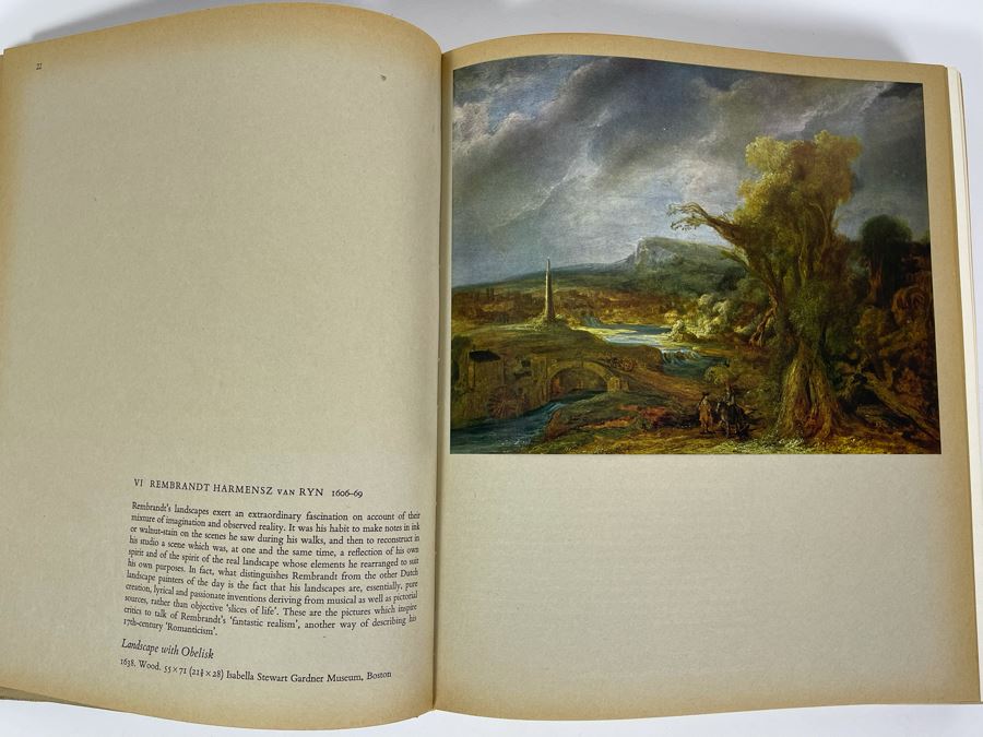 JUST ADDED - 1960 Large Romantic Art Book By Marcel Brion 64 Color Plates  11.5 X 13.5 [Photo 9]
