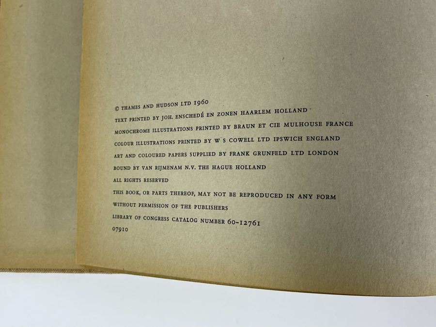 JUST ADDED - 1960 Large Romantic Art Book By Marcel Brion 64 Color Plates  11.5 X 13.5 [Photo 4]