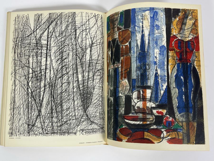 JUST ADDED - COMPLETE Scarce 1959 French Art Book With Supplemental English Translation - Moods And Movements In Art Edited By Verve Book Reynal & Company New York Estimate $500-$2,000+ [Photo 12]