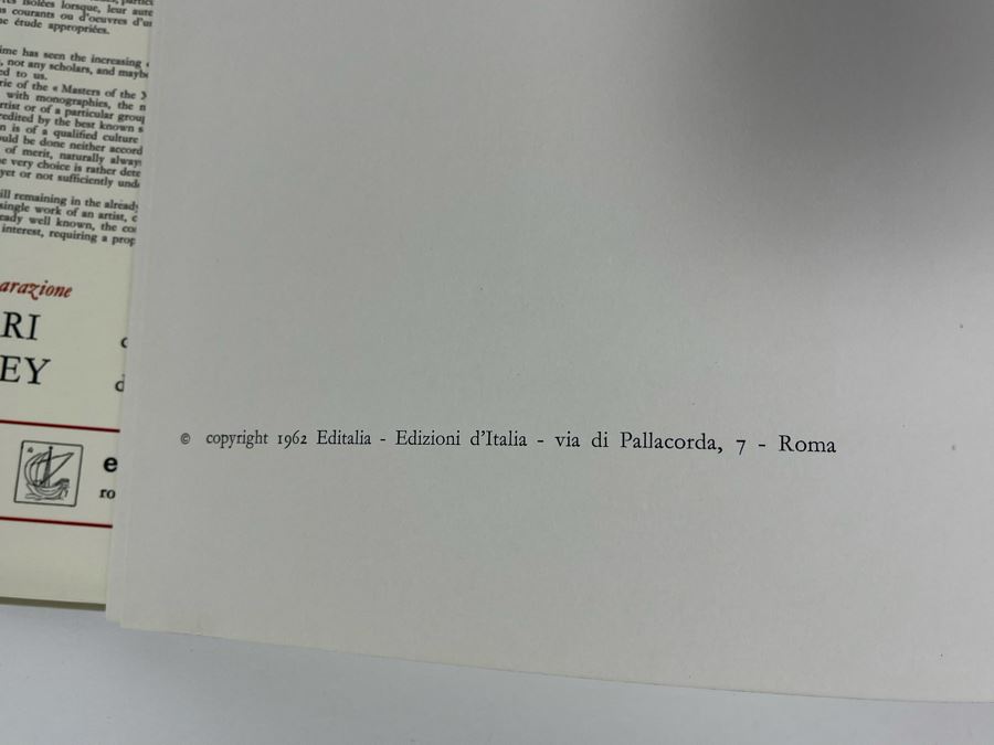 JUST ADDED - Rare 1962 Giacometti Art Book By Palma Bucarelli Italian Book Published By Roma, Editalia [Photo 7]