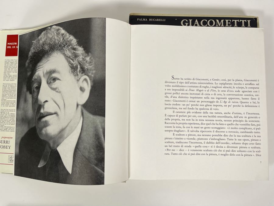 JUST ADDED - Rare 1962 Giacometti Art Book By Palma Bucarelli Italian Book Published By Roma, Editalia [Photo 9]