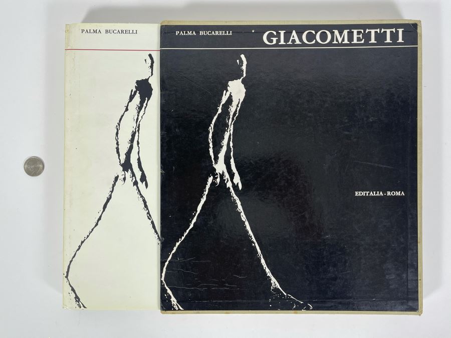 JUST ADDED - Rare 1962 Giacometti Art Book By Palma Bucarelli Italian Book Published By Roma, Editalia [Photo 1]