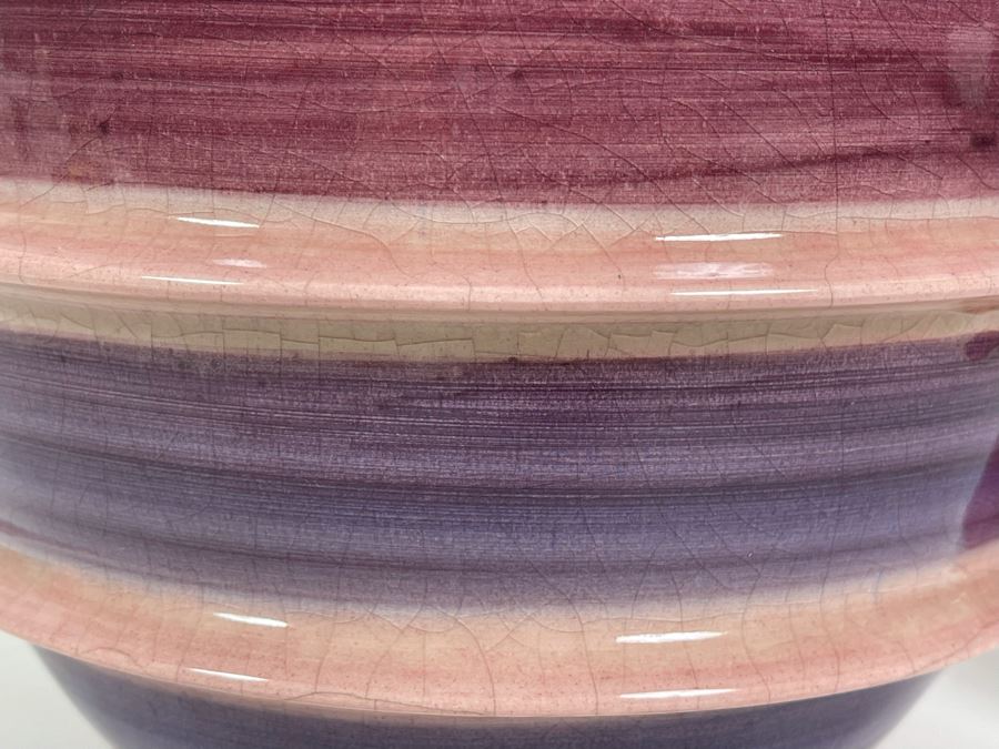 La Bottega Ceramic Pottery Vase Jar Il Punto Italy Trezzano S/N Milano 10W X 12.5H [Photo 4]