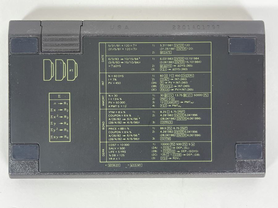 HP 12c Financial Calculator [Photo 4]