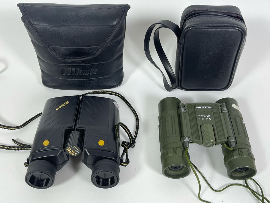 Pair Of Nikon And Starlite Binoculars