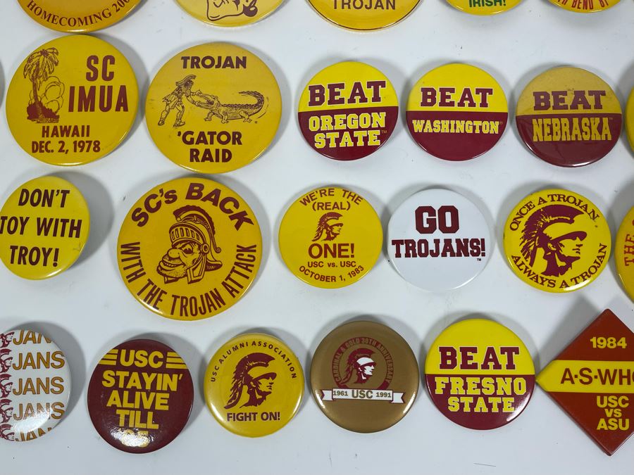 Huge Collection Of USC Buttons [Photo 6]