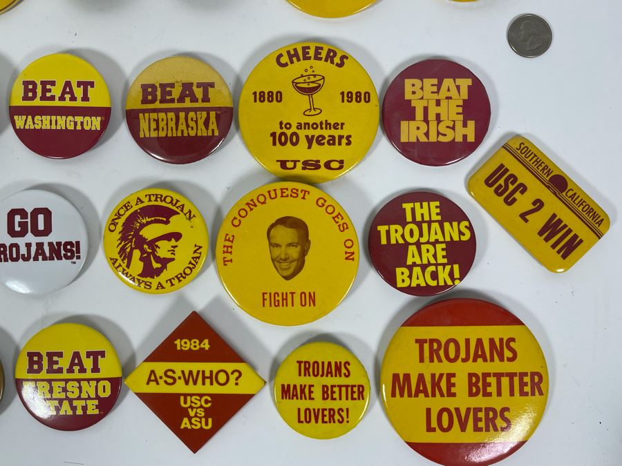 Huge Collection Of USC Buttons [Photo 5]