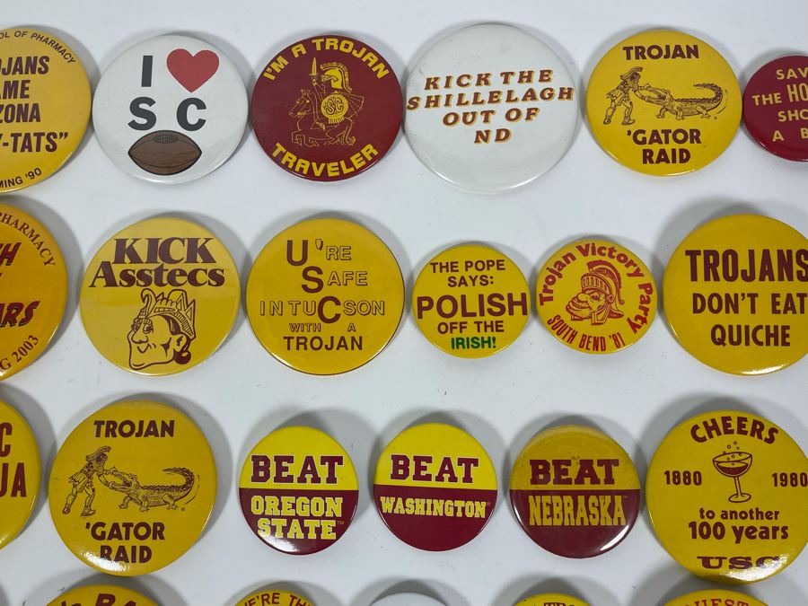 Huge Collection Of USC Buttons [Photo 9]