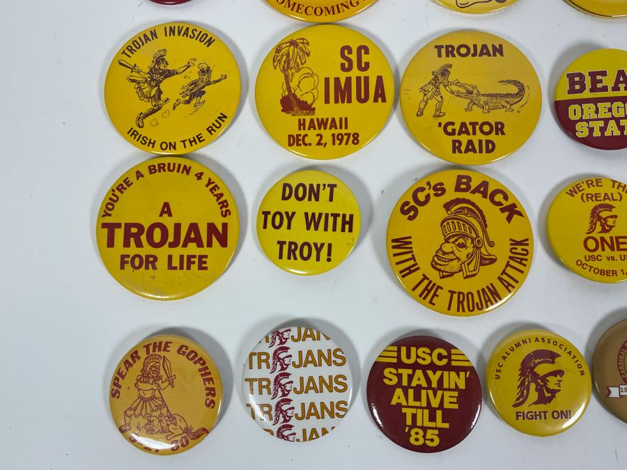 Huge Collection Of USC Buttons [Photo 7]