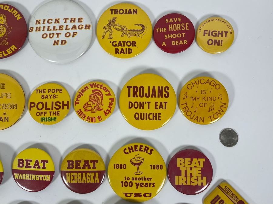 Huge Collection Of USC Buttons [Photo 10]