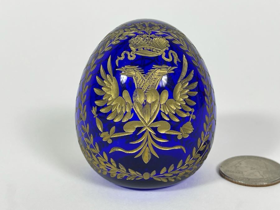 Russian Faberge Crystal Egg [Photo 3]