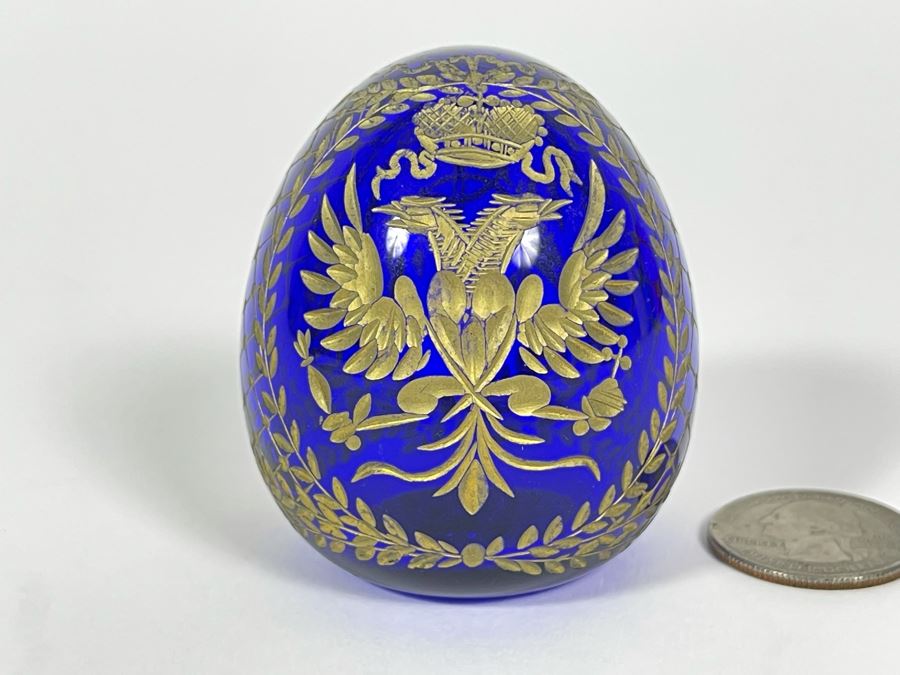 Russian Faberge Crystal Egg [Photo 2]