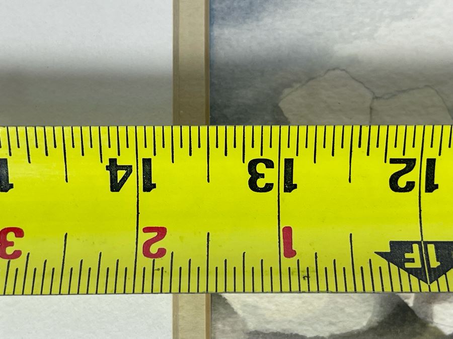 Framed Original Watercolor Painting By Bill Atkins 1977 13.5 X 9.5 [Photo 10]