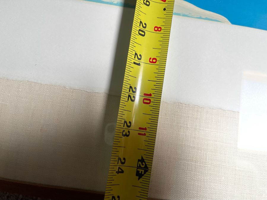 Limited Edition Hand Signed Serigraph Print Artwork By Shigeo Okumura Oku Titled “A Clear Day” 28 X 22 [Photo 17]