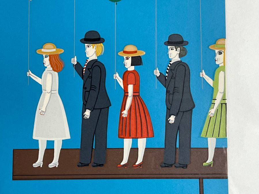 Limited Edition Hand Signed Serigraph Print Artwork By Shigeo Okumura Oku Titled “A Clear Day” 28 X 22 [Photo 15]