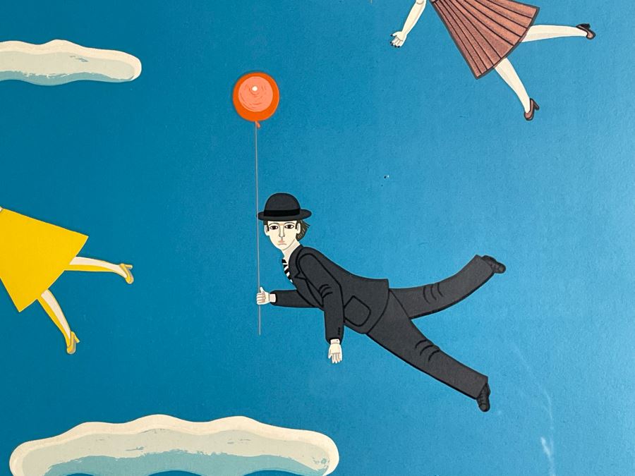 Limited Edition Hand Signed Serigraph Print Artwork By Shigeo Okumura Oku Titled “A Clear Day” 28 X 22 [Photo 9]