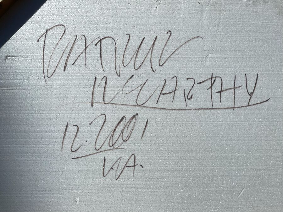 Large Patrick McCarthy Original Signed Silk Screen Mixed Media Artwork On Canvas Of Marilyn Monroe Pop Culture Art (Signed On Back L.A. 2000) 42.5 X 55 [Photo 11]