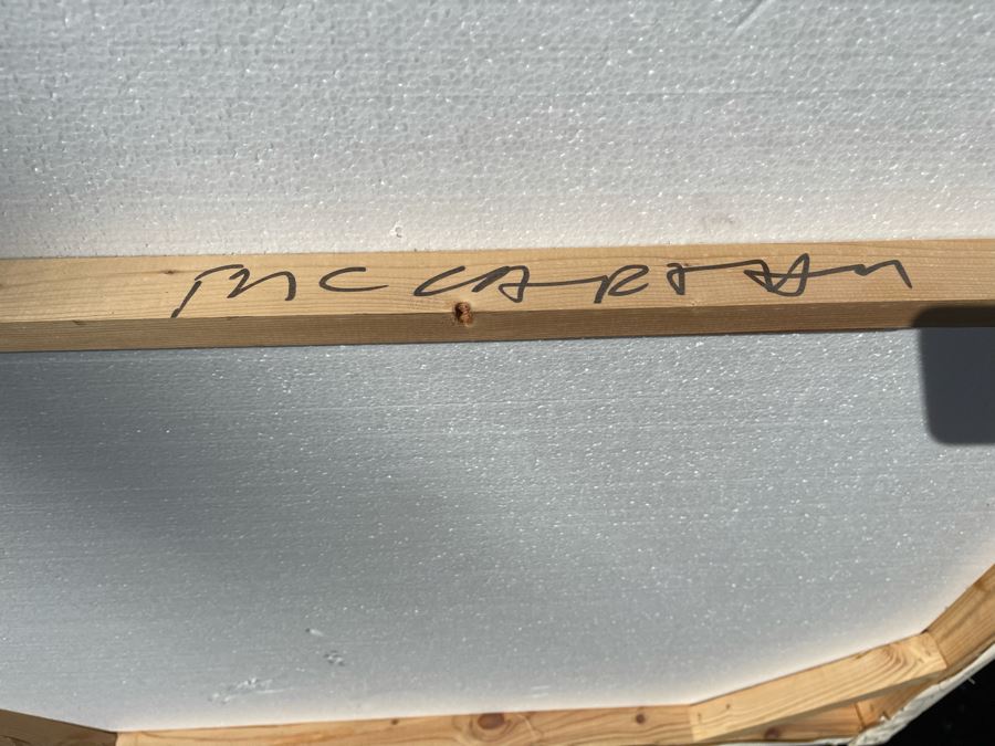 Large Patrick McCarthy Original Signed Silk Screen Mixed Media Artwork On Canvas Of Marilyn Monroe Pop Culture Art (Signed On Back L.A. 2000) 42.5 X 55 [Photo 14]