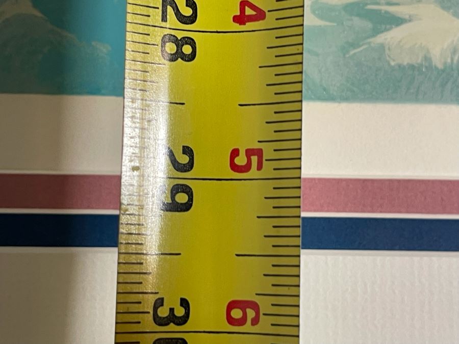 Howard Behrens Framed Large Hand Signed Limited Edition Serigraph Print Titled “Royal Hawaiian” 1989 40 X 29 [Photo 12]