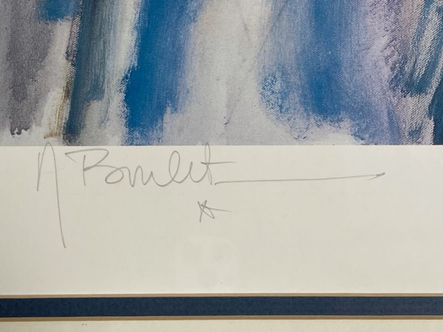 Michel Boulet Framed Hand Signed Limited Edition Print 27 X 21 [Photo 10]