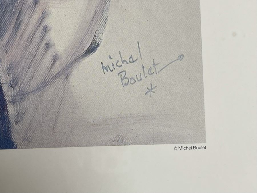 Michel Boulet Framed Hand Signed Limited Edition Print 27 X 21 [Photo 9]