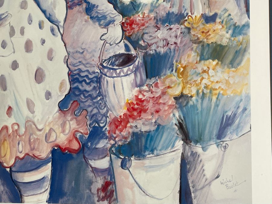 Michel Boulet Framed Hand Signed Limited Edition Print 27 X 21 [Photo 8]