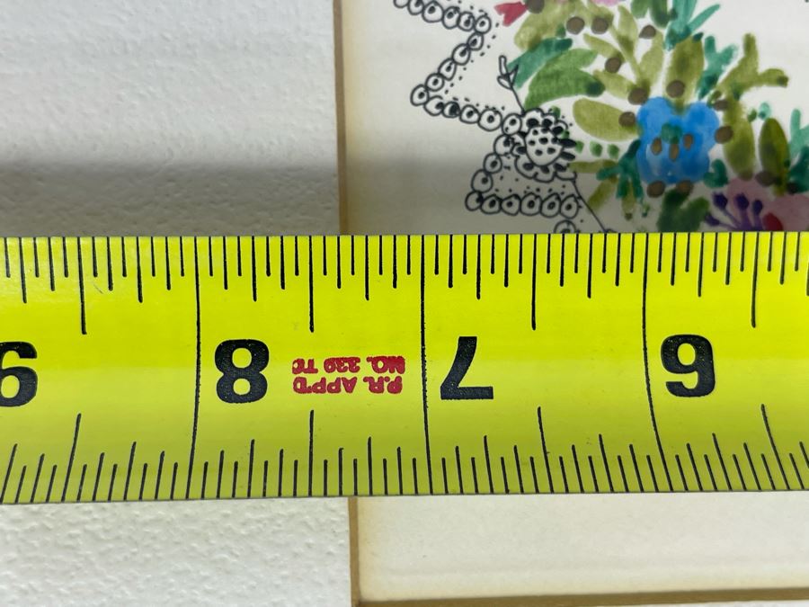 Framed Original Richardson 1975 Cupid Artwork 7.25 X 7.25 [Photo 8]