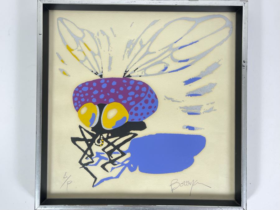 Bob Boreman Hand Signed Artist Proof Print Framed 11 X 11 [Photo 3]