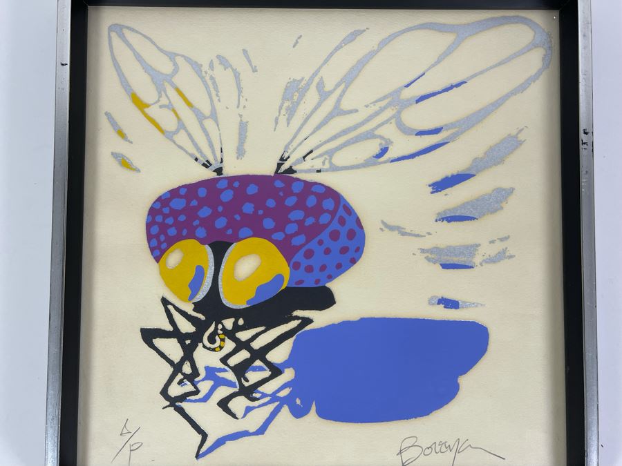 Bob Boreman Hand Signed Artist Proof Print Framed 11 X 11 [Photo 4]