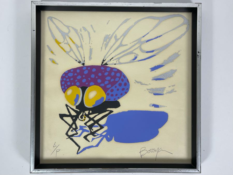 Bob Boreman Hand Signed Artist Proof Print Framed 11 X 11 [Photo 2]