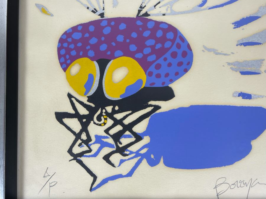 Bob Boreman Hand Signed Artist Proof Print Framed 11 X 11 [Photo 5]