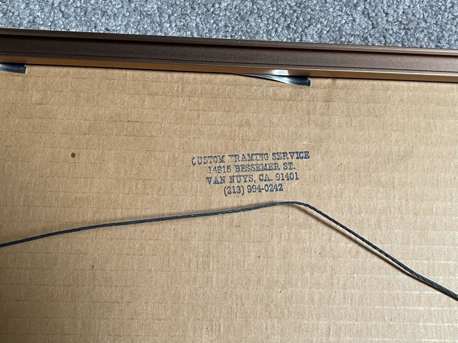 Bob Boreman Hand Signed Color Proof Print Framed 24 X 16 [Photo 12]