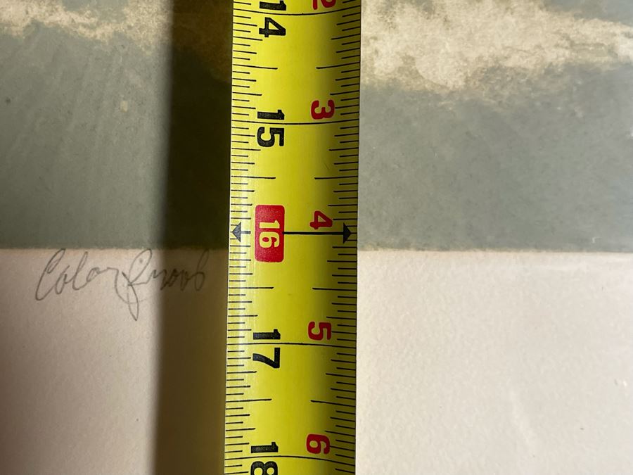 Bob Boreman Hand Signed Color Proof Print Framed 24 X 16 [Photo 11]