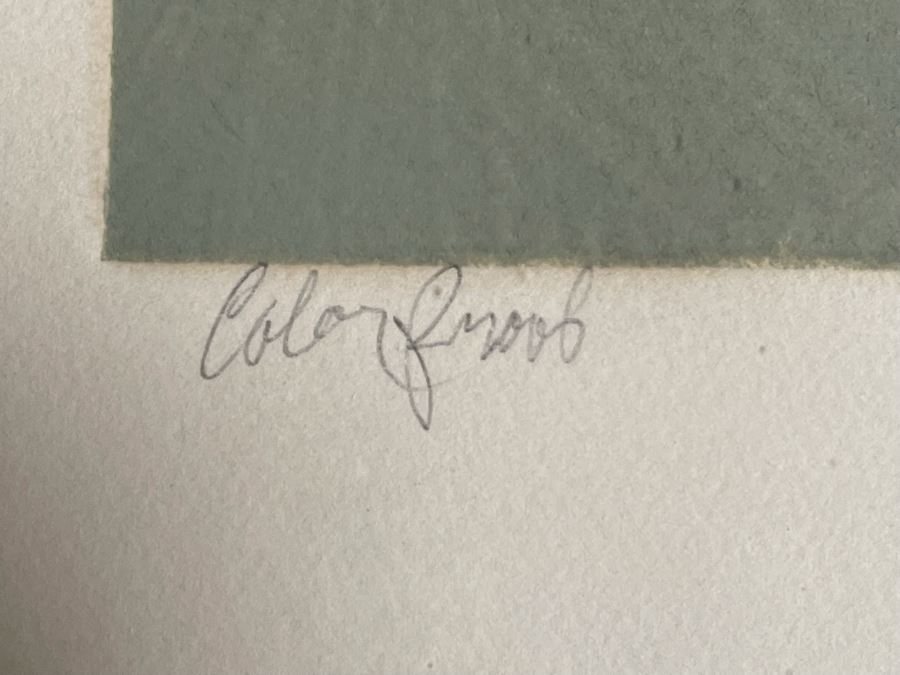 Bob Boreman Hand Signed Color Proof Print Framed 24 X 16 [Photo 7]