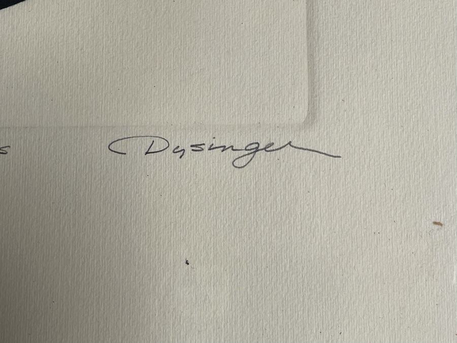 Susan Dysinger Color Etching And Aquatint Print Titled “Empress Of The Blues” Hand Signed Limited Edition 1977 Framed 11.5 X 24 [Photo 9]