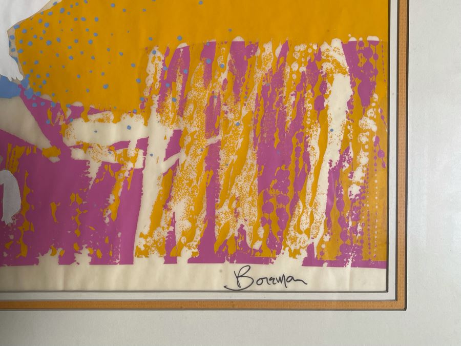 Bob Boreman Hand Signed Limited Edition Print Framed 8 Of 25 23 X 18 [Photo 5]