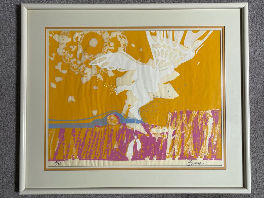 Bob Boreman Hand Signed Limited Edition Print Framed 8 Of 25 23 X 18 [Photo 3]