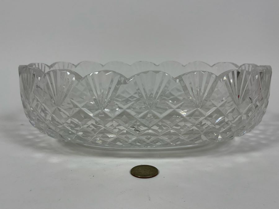 Waterford Crystal Oval Bowl 11 X 7.5 X 3.5